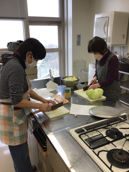 コーンキャベツの調理写真